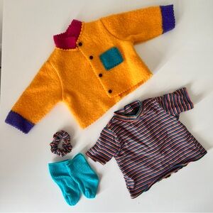 American Girl First Day Yellow Jacket Outfit